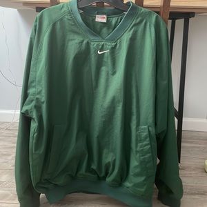 Vintage Nike 243397 Ace Lined Pullover Green Size Small- PRICE DROPPED